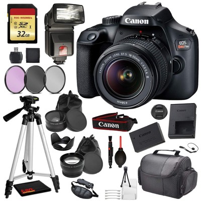 Canon EOS Rebel 4000D Digital SLR Camera +EF-S 18-55mm f/3.5-5.6 DC III Lens Kit
