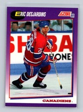1991-92 Score American #119 Eric Desjardins Montreal Canadiens