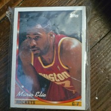 Topps Classic NBA MLB Trading Cards Mario Elie Rockets 1993 Four Sport Corvette
