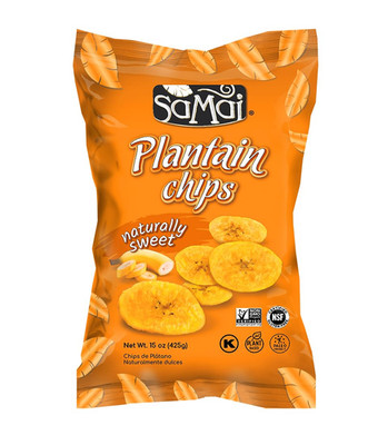 Naturally Sweet Plantain Chips 15Oz (Pack of 3) - Gluten Free, All Natural, NON-