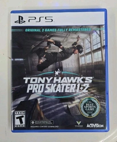 Tony Hawk's Pro Skater 1 + 2 (Sony PlayStation 5 PS5, 2021) Used