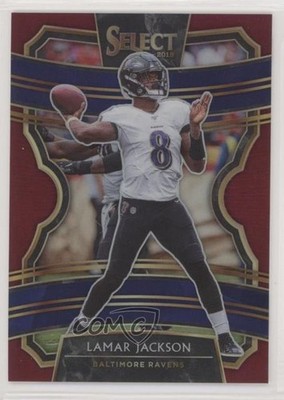 2019 Panini Select Concourse Maroon Prizm 51/149 Lamar Jackson #71 we1