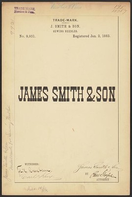 Photo:J. Smith & Son for James Smith & Son brand Sewing Needles