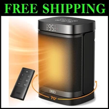 Hyperamics Technology Space Heater, 1500W, Remote, 12H Timer