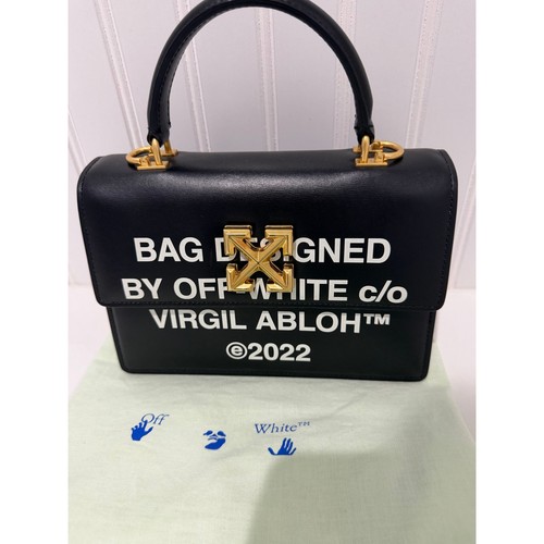 Off-White Jitney 1.4 "Quote" Top Handle Bag.