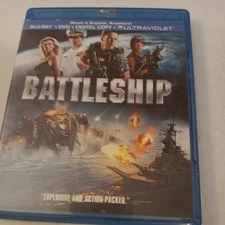 Battleship (Blu-ray/DVD, 2012, 2-Disc Set, UltraViolet Includes Digital Copy)