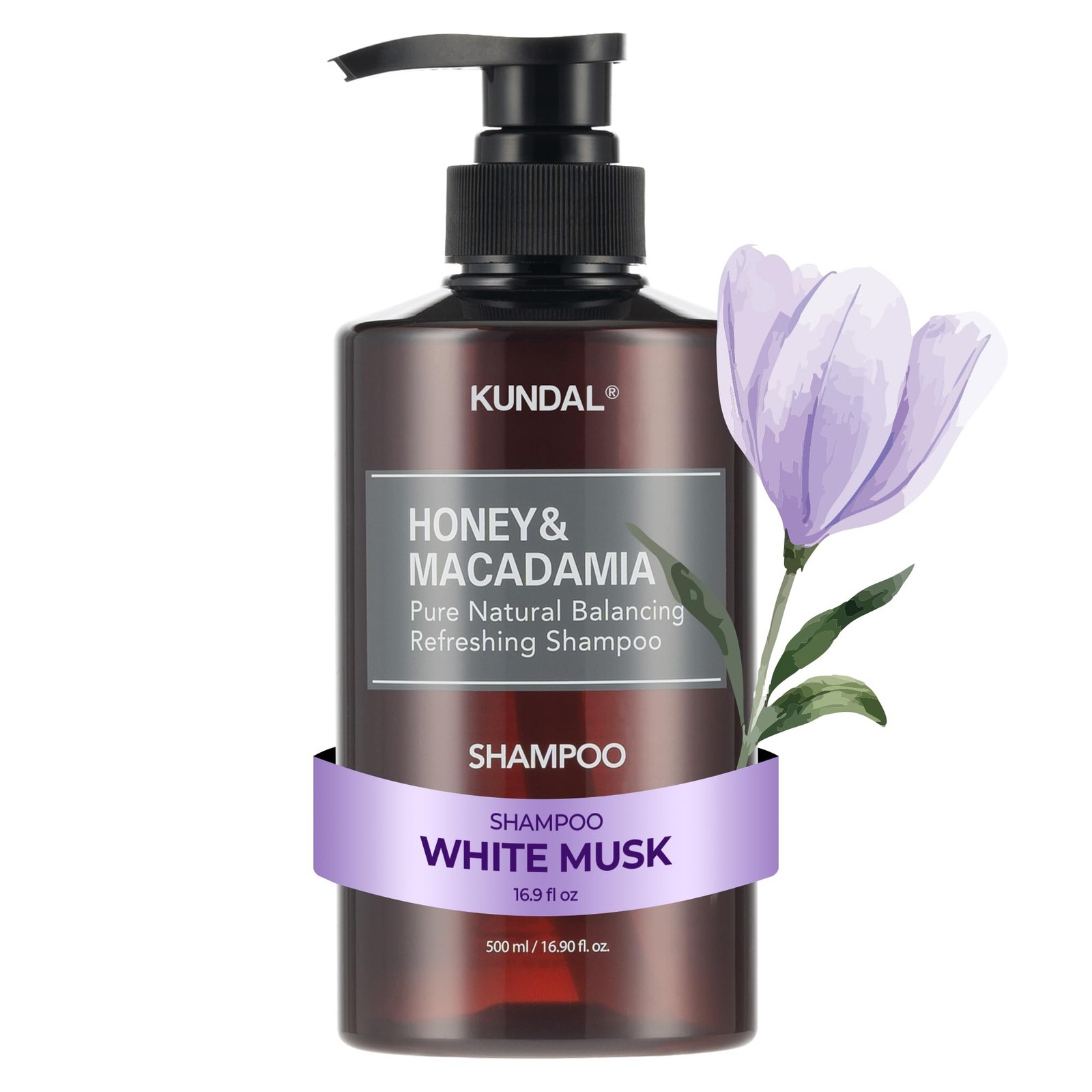 Shampooing nature 500ml pour cheveux normaux en grand format familial
