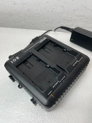 IDX LC-2J 2-Channel Charger for JVC SSL-JVC50 7.4V Batteries For JVC Hm600-hm200
