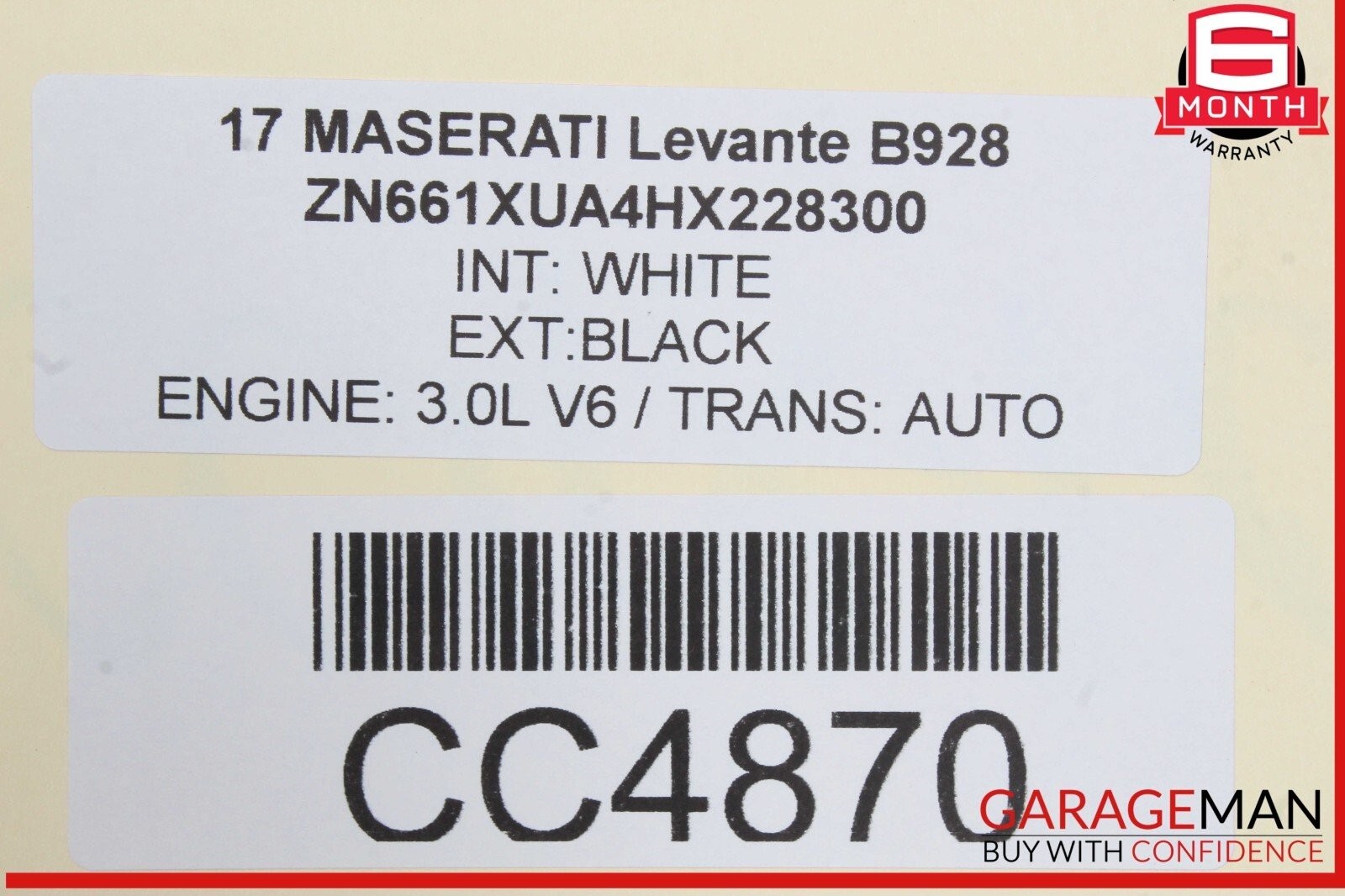 Maserati Levante 2017-2022 FRONT+RIGHT+LOWER Seat cushion