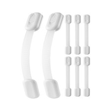 Child Safety Strap Locks, 8 Packs Adjustable Baby Proofing Cabinet Locks, 3M...