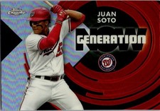 2022 Topps Baseball Juan Soto Now Generation GNC-3 Chrome  See Scan