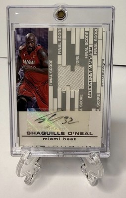 2006 Topps Shaquille O’Neal NBA Finals Game Worn Auto Patch /199 Shaq