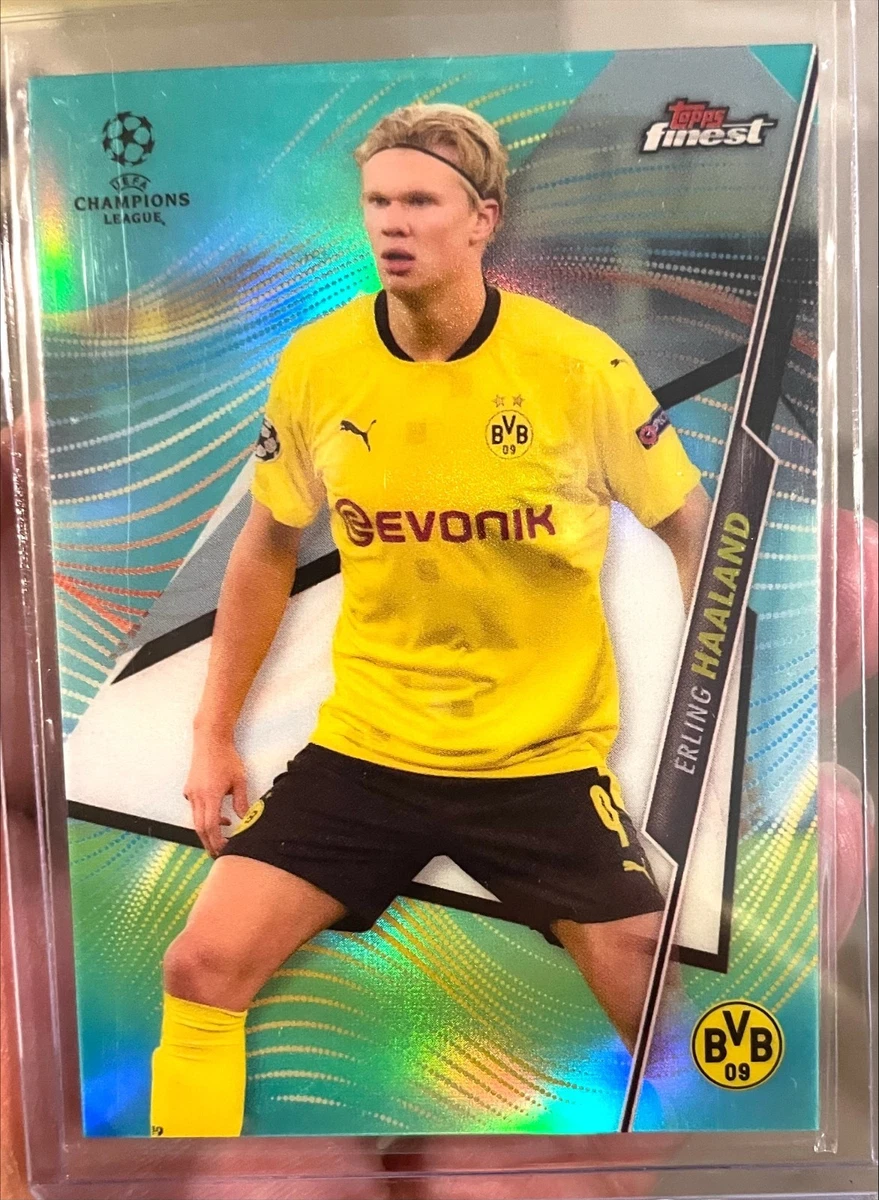 2020-21 Topps Finest UCL Erling Haaland #24 for sale | eBay