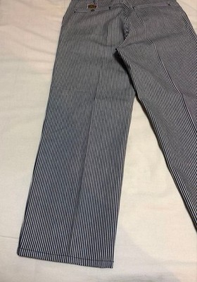 BEN DAVIS Frisco Hickory Pants Size 32 Navy | eBay