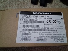 NEW Lenovo ThinkPad Ultra Dock 40A2 USB 3.0 With 90W AC Power W/Keys, Complete