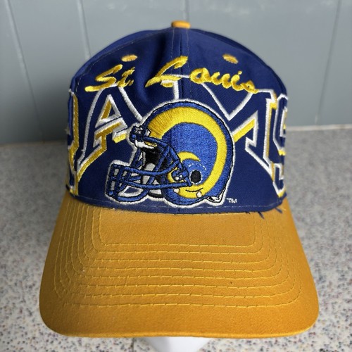 Vintage 90’s Saint Louis Rams NFL STL Football Hat Cap La Los Angeles ...