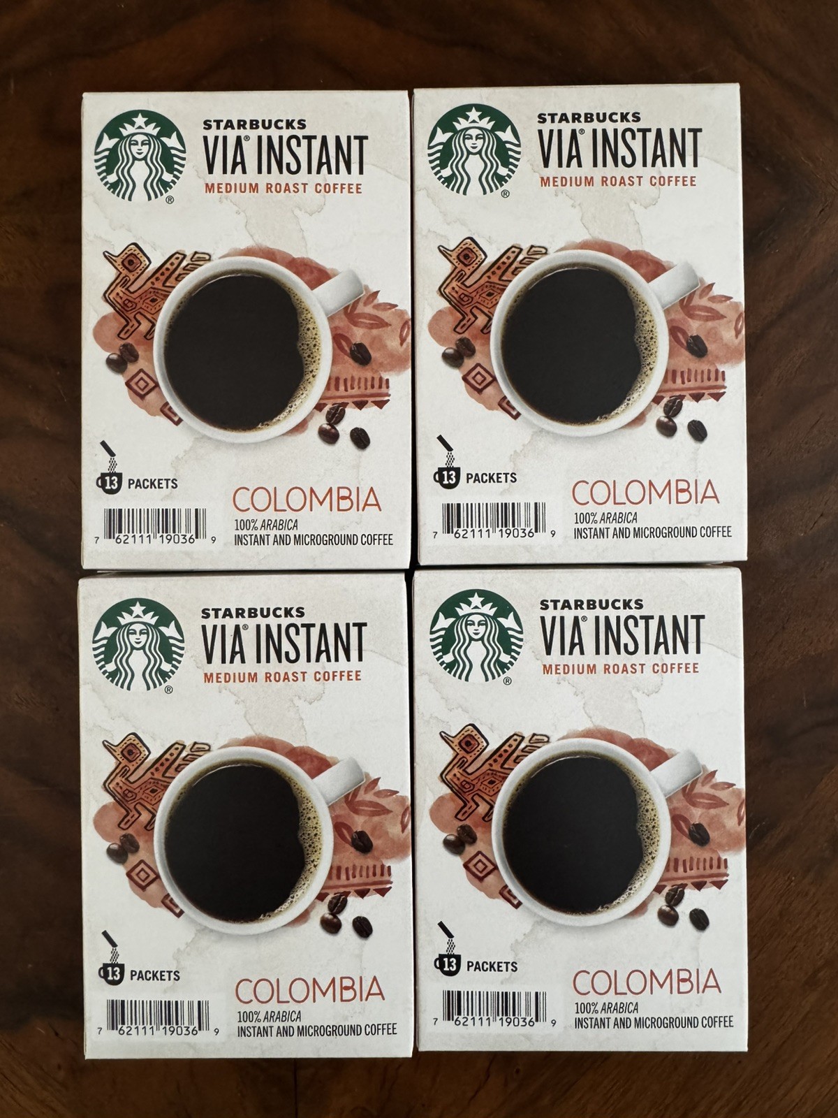 Starbucks VIA Instant Coffee Colombia Medium Roast  (52 pack
