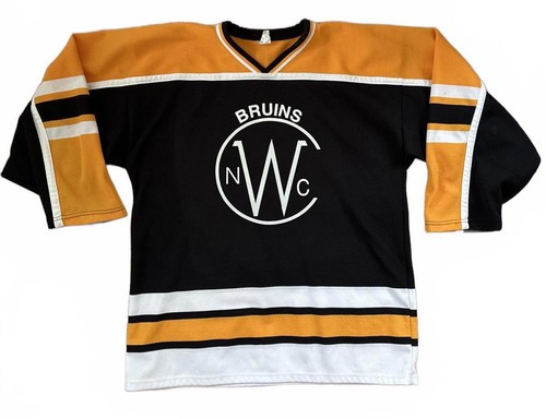 Rare Vintage Bruins Hockey Jersey - Black & Gold | Size Large 