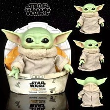 Star Wars The Mandalorian Baby Yoda Grogu The Child Plush Figure Doll