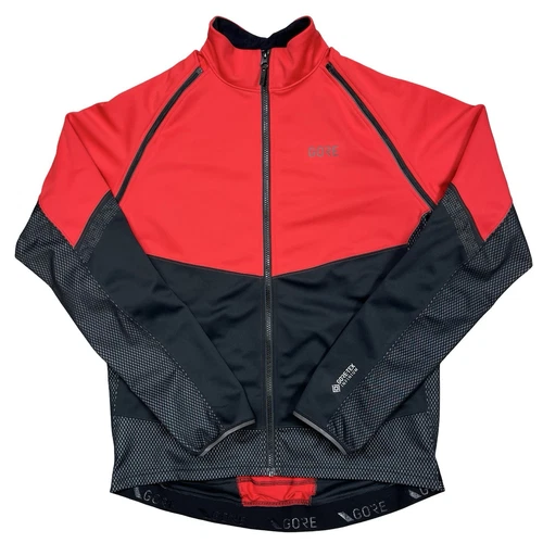 Gore Wear Gore-Tex C3 Infinium Phantom Jacket Zip off Sleeves Red/Black Large