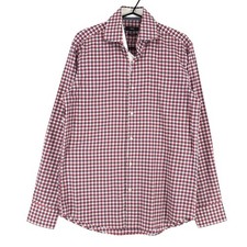 HUGO BOSS Shirt Casual Formal Eraldin Check Men Size S 39 - 15 1/2 