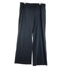 Hugo Boss Womens Size US 12 Tirana1 Dress Pants Wool Blend Wide Leg Actual 38x32