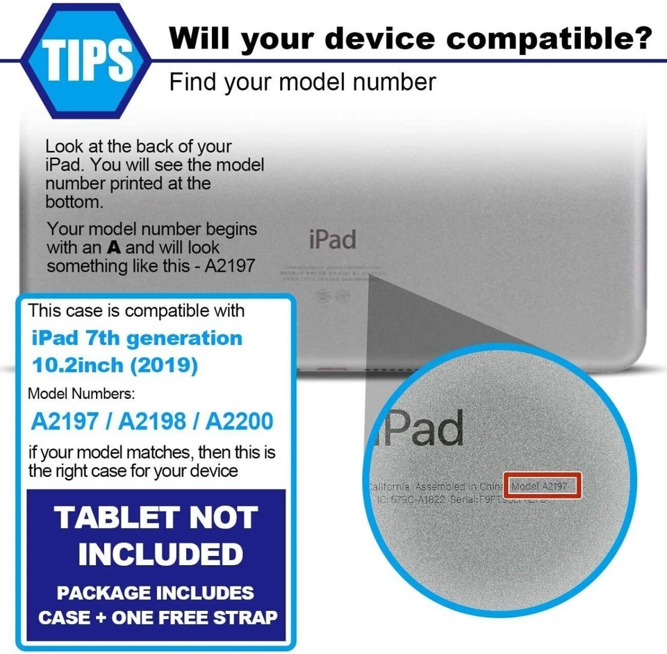 Детский ударопрочный чехол-стойка для iPad(A16) 11 10 9 8 7 6 5-го поколения - Изображение 2 из 4