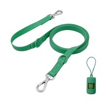 Kidding Pets Waterproof Dog Leash Poop Bag Holder 5Ft/6Ft Adjustable Length 2