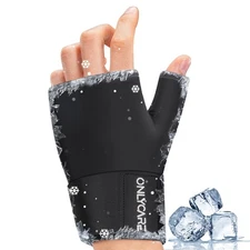 Wrist Ice Pack Wrap, Soft Ice Pack for Hot & Cold Hand Therapy, Thumb Freeze ...