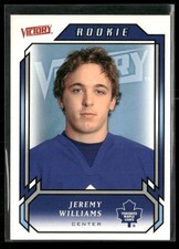 2006-07 Upper Deck Victory #227 Jeremy Williams Toronto Maple Leafs Rookie Card. rookie card picture