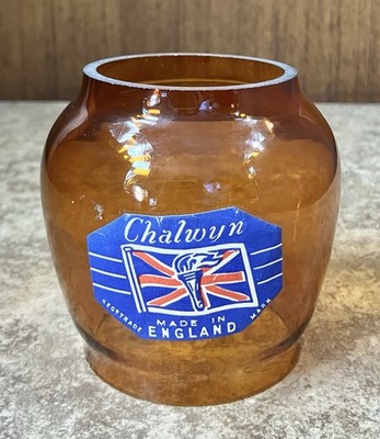 Vintage New Old Stock Amber Chalwyn Globe