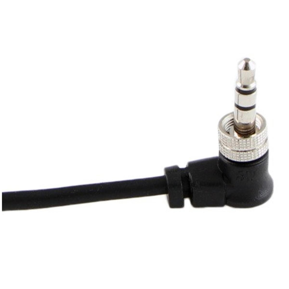 Cable Techniques 39'' Low-Profile Mini 3.5mm TRS Locking Right Angle Cable with M
