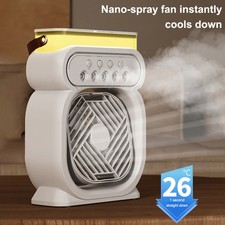 Portable Air Conditioner Fan,Mini Evaporative Air Cooler 3Colors LED Light Z7