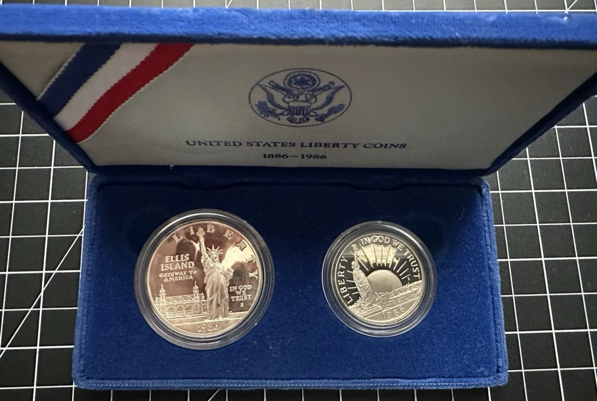 【限定】アメリカ合衆国リバティセット 1886-1986 1886-1986 US Liberty Coin Set | eBay
