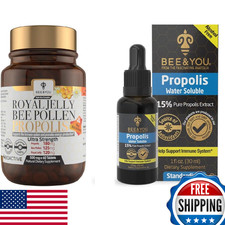 BEE  You Royal Jelly  Propolis Extract Bundle - Natural Immunity Superfood