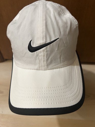 Nike Sportswear Featherlight Dri Fit Athletic Adjustable Hat White - Picture 6 of 8