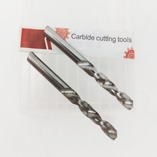 1 X Left Hand Drill Bits Straight Shank Left Way Carbide Drilling-Tool 3-8mm