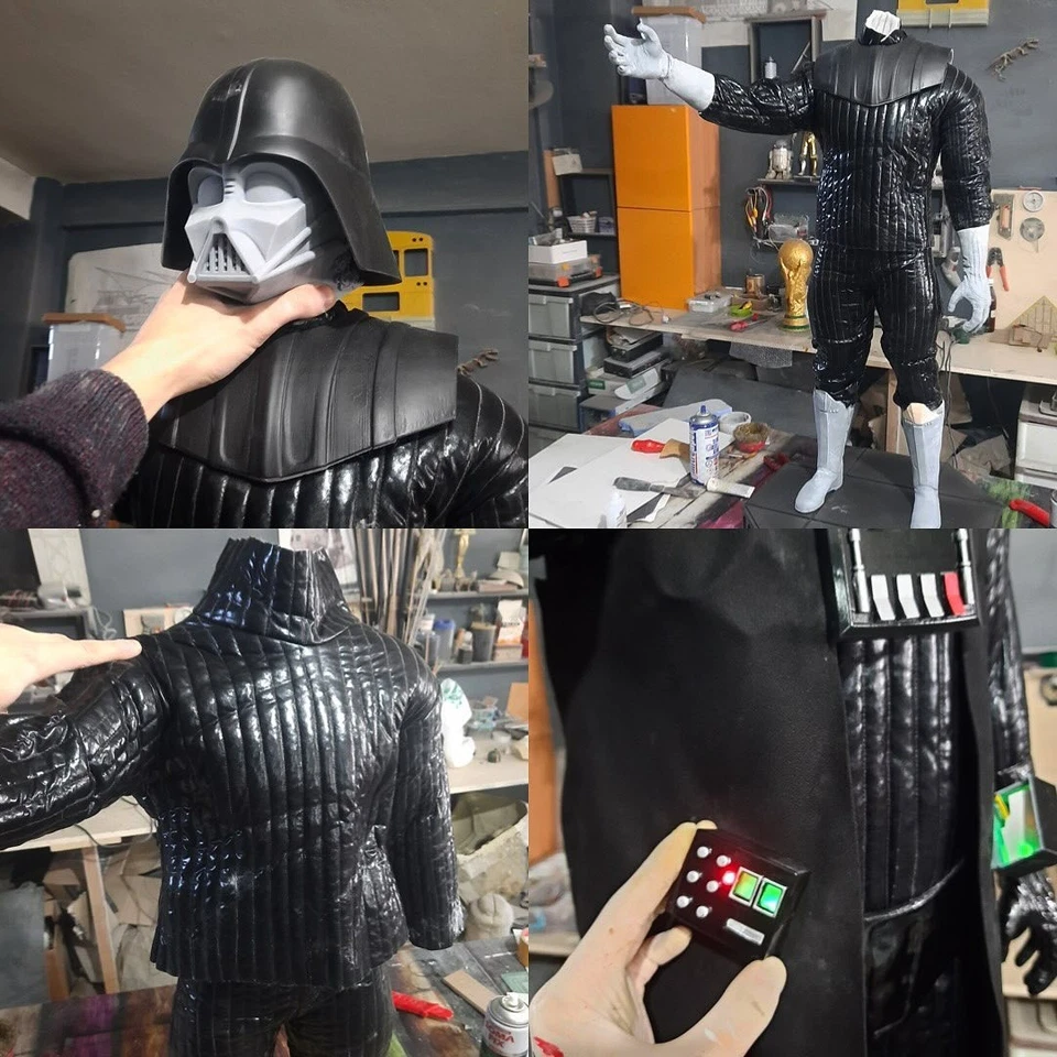Darth Vader 1:1 Life Size LED Statue | Handcrafted ABS & Resin Figure with Detac - Image 4 of 4
