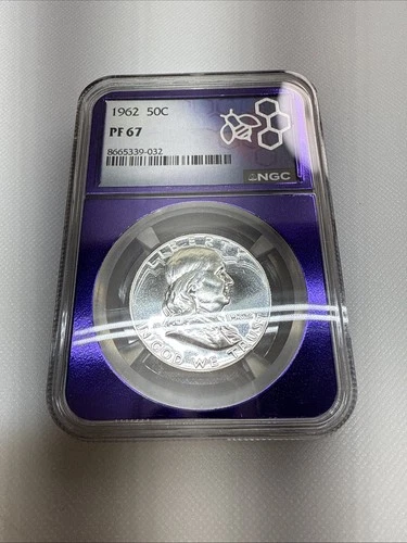 1962 Franklin Half Dollar 50c NGC PF67 Certified
