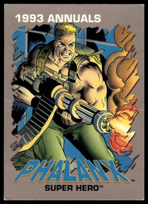 Phalanx PROMO Punisher Comic Insert Card 1993 Marvel Comics Annuals #17 VG