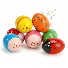 7 Pcs Easter Egg Shakers Musical Maracas for Kids - Non-Toxic Percussion