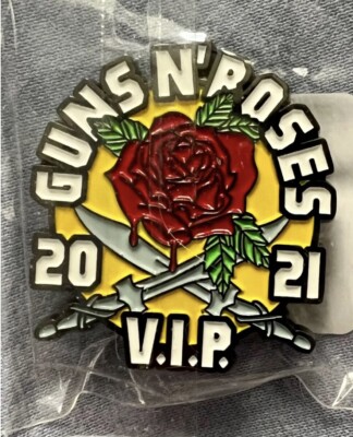 GUNS N' ROSES VIP 特典グッズ GUNS N ROSES PIN 2021 VIP TOUR ITEM GNR AXL SLASH DUFF WE'RE F'IN