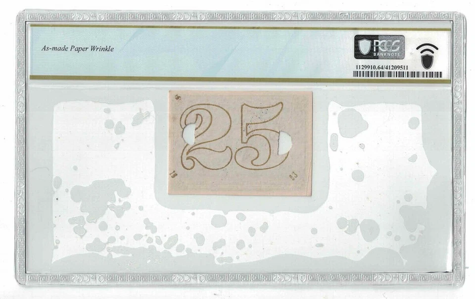 25c Experimental Milton 2E25F.6 PCGS 64 - Image 2 of 2