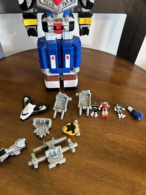 Power Rangers In Space Micro Playset Mega Voyager Complete | eBay