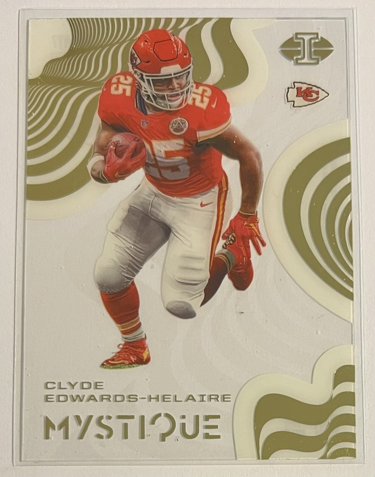 Clyde Edwards-Helaire 2020 Illusions Mystique RC #MY7 Kansas City Chiefs LSU