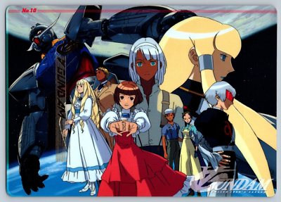 #ad Turn A Gundam V Postcard No.10 Laminate Front Cardboard Back Anime Rare 8X6 $14.99