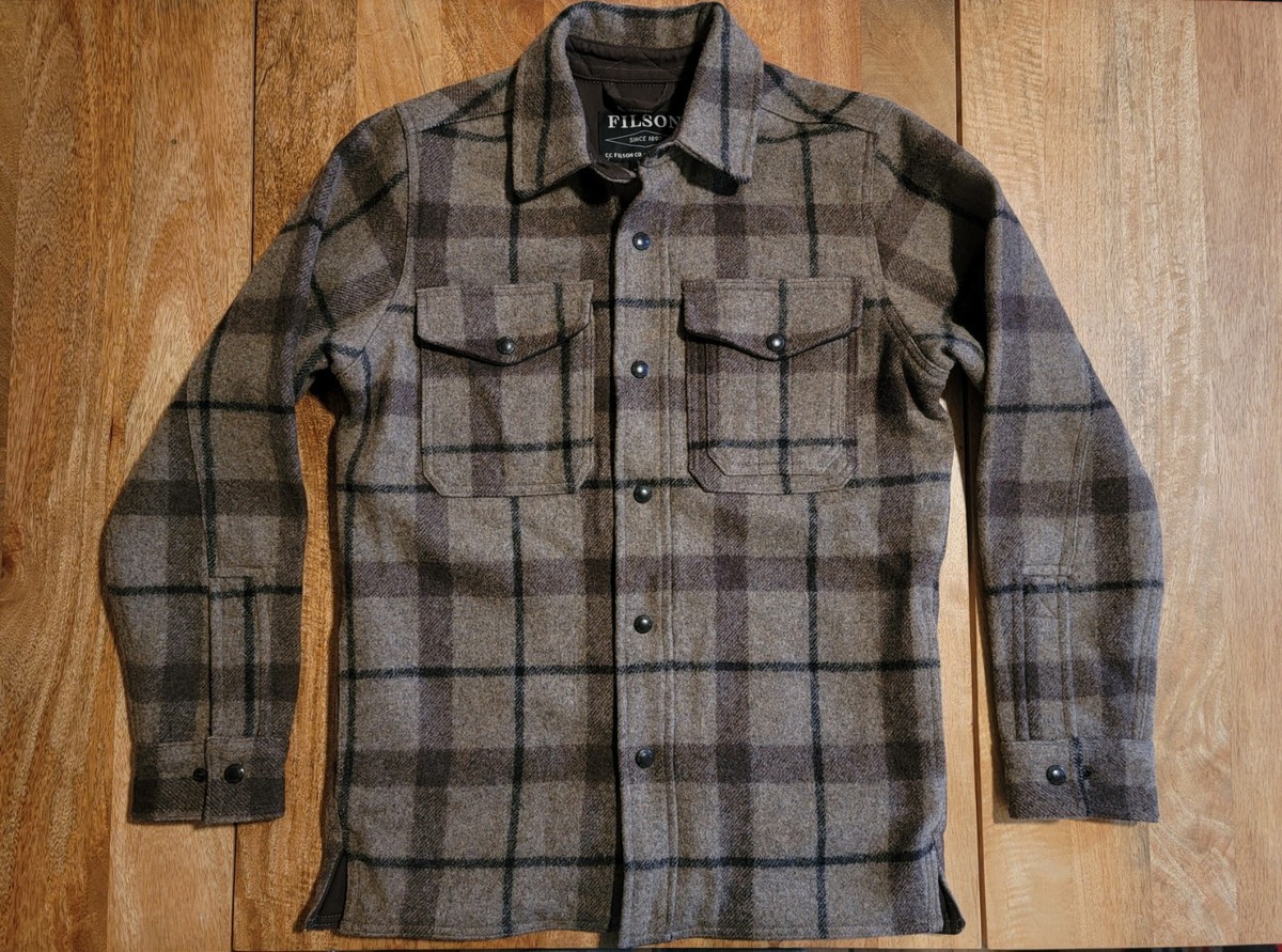 Filson Lined Mackinaw Wool Jac-Shirt | NWOT | XS | Taupe Filson Lined Mackinaw Wool Jac-Shirt | NWOT | XS | Taupe