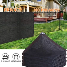 50 feet Privacy Screen Fence Mesh Shade Net Cover for Wall Garden Yard Backyard