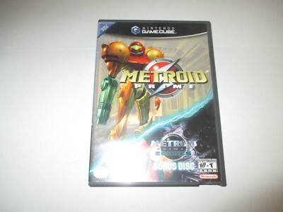 Metroid Prime & Bonus Nintendo GameCube Video Game IOB w/ Manual Tested Works