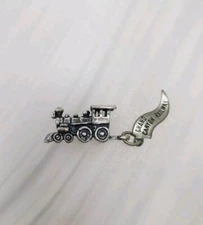 Vintage Wheeler Mfg. Co. Sterling Silver Grand Canyon 3d Train Choo Choo Charm